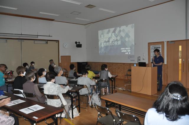 本間病院友の会主催「ミニ健康講演会」が開催されました。